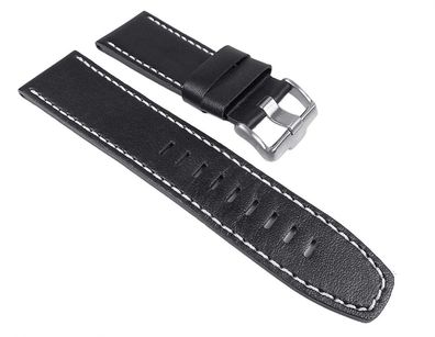 Jacques Lemans Ersatzband Uhrenarmband Leder Band 26mm für 1-1366