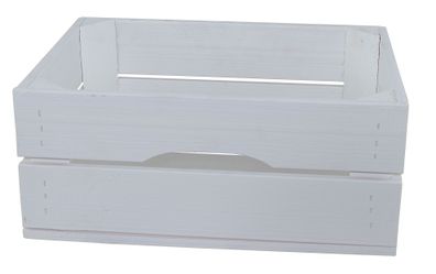 Schublade weiss für die neue Johanna Quer Holzkiste Dekokiste Weinkiste Obstkiste