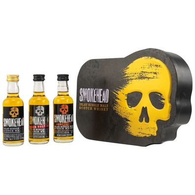 Smokehead Mini Collection 3x0,05l Standard, High Voltage, Rebel Whisky