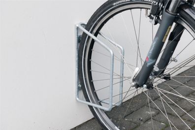 Fahrradklemmbügel 90Grad verz. Anz. Radstände 1 f. Wandbef. WSM