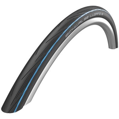 Schwalbe LUGANO II Falt 28Zoll 25-622 K-Guard Silica schwarz mit blauer linie