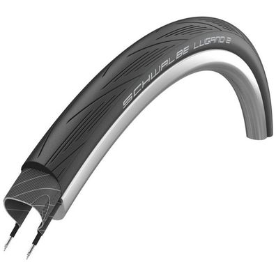 Schwalbe LUGANO II Endurance 28" 25-622 490g Reinforced Silica TwinSkin schwarz