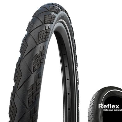 Schwalbe 50-622 Marathon Efficiency Evo V-Guard TLE E-50 Reflex schwarz