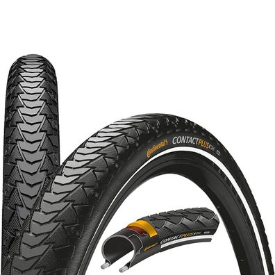 Continental Contact Plus, E-50 Draht, Reflex 28x1,6 | 42-622 | 700x42C schwarz