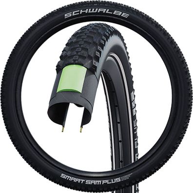 Schwalbe 54-622 Smart Sam PLUS Performance DD GreenGuard E-50 28-29x2,1Zoll