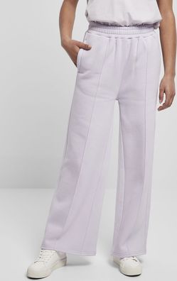 Urban Classics Damen Trainingshose Ladies Straight Pin Tuck Sweat Pants Softlilac