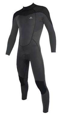 SOÖRUZ Neoprenanzug Fullsuit 3/2 Back-zip Fly Men - Grey