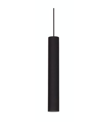 Ideal Lux LOOK SP1 D06 schwarze schlanke Pendelleuchte Ø6 cm mit GU10 Fassung und