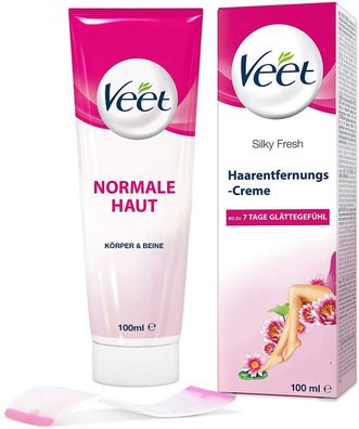 Veet Haarentfernungscreme Silky Fresh normale Haut Damen Frauen Tube 100 ml