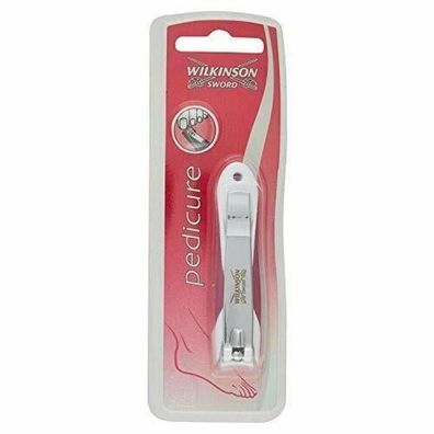 Wilkinson Sword Pediküre Nagelknipser Fußnägel Nagelfang Unisex Chrom Rot