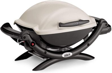 Weber 50060079 Q 1000 Titan Gasgrill Aluguss Guss-Grillrost Grill Garten Balkon