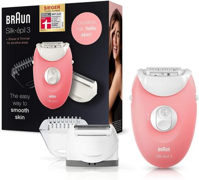 Braun Silk-pil 3 SE 3-440 Starter Set 3-in-1 Haarentfernung Epilierer Rasierer