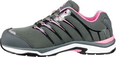 Albatros Sicherheitsschuhe Twist WNS Low S1P ESD HRO SRC Grau/Pink