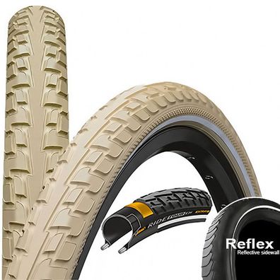 Continental RIDE Tour E-25 Draht Reflex 26x1,75-1,9Zoll 47-559mm creme Reifen