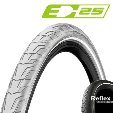 Continental RIDE City E25 Draht Reflex 26x1,75-1,9Zoll 47-559mm grau Fahrrad