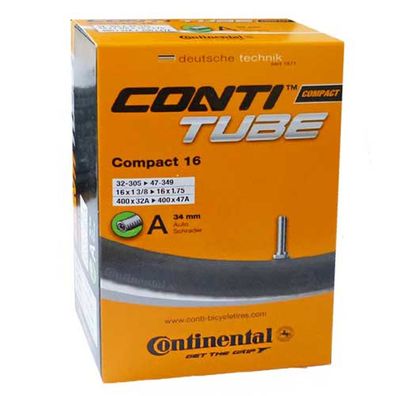 Continental Schlauch Compact 16" 32-47/305-349 A34 schwarz Fahrrad Tube