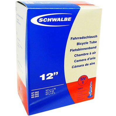 Schwalbe Schlauch 47-62/203 SV1-40 schwarz Fahrrad