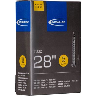 Schwalbe Schläuche Race 28" 700C 18/25-622/630 SV 60mm EXTRA LIGHT SV20