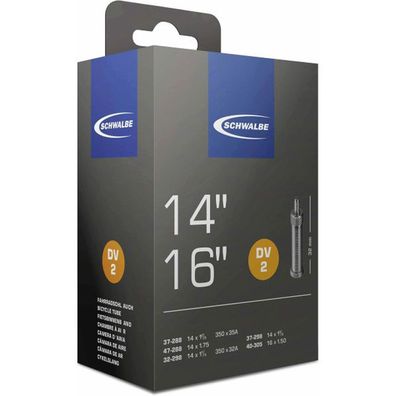 Schwalbe Schläuche 14" 32/47-288/305 Dunlopventil 32mm Butyl DV2 85g Fahrrad