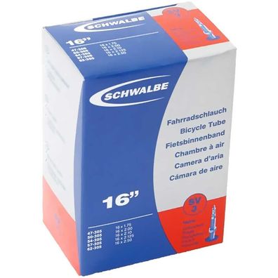 Schwalbe Schlauch Nr. 3 16 Zoll Sclaverandventil SV ca.110g 10409313 402649509