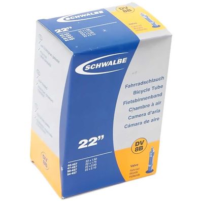 Schwalbe Schlauch Nr. 8 B 22 Zoll Blitzventil DV 40mm ca.140g 10400011 4026495