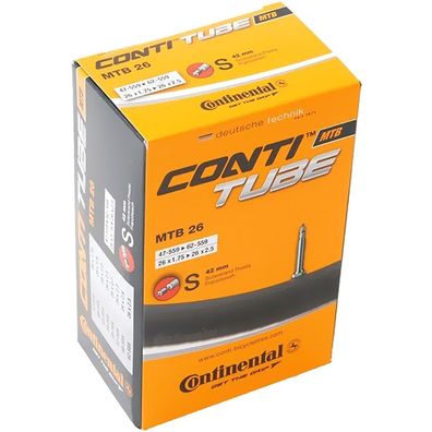 Continental Schlauch MTB 26 Zoll Sclaverandventil 42mm ca.200g 0181631 4019238