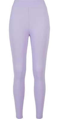 Urban Classics Damen Ladies High Waist Tech Leggings Lavender