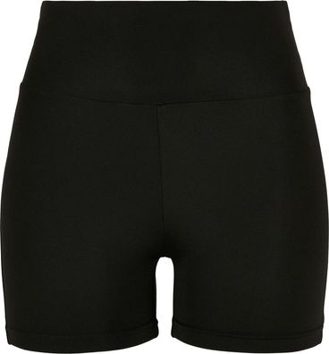 Urban Classics Damen Ladies Recycled High Waist Cycle Hot Pants Black