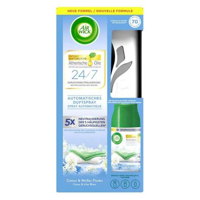 Airwick 3236565 Airwick Duftspender Freshmatic Max blumig 250 ml, 1 Set