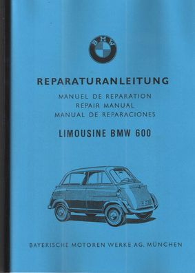 Reparaturanleitung BMW 600, Auto, Oldtimer, Klassiker