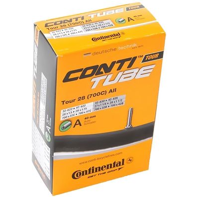 Continental Schlauch Tour All 28 Zoll Schraderventil 40mm ca. 170g 4019238556926