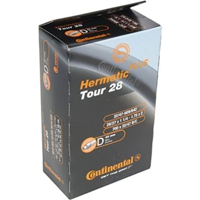 Continental Schlauch Tour Hermetic Plus verstärkt 28 Zoll Blitzventil 40mm ca