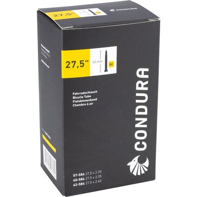 Condura Schlauch 27,5x2,25Zoll 57-584mm 27,5", Sclaverandventil (SV) 40mm