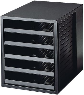 HAN 14018-13 Schubladenbox Schrank-set KARMA - A4/C4, 5 offene Schubladen, öko-sch