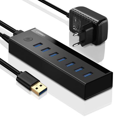 Ugreen 7in1 USB Hub Adapter 7x USB 3.0 Ladeadapter Ein/Aus Schalter