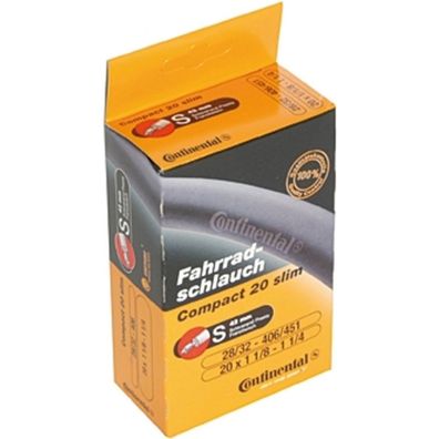 Continental Schlauch Compact Slim 20 Zoll Sclaverand 42mm ca.110g 0181191 4019
