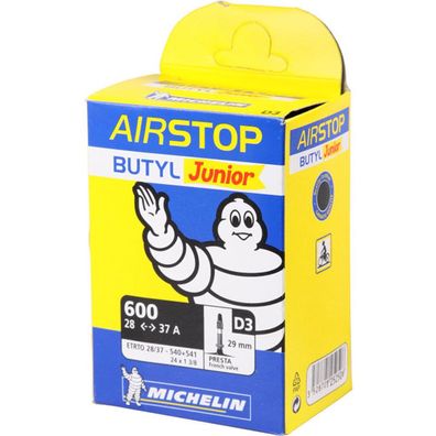 Michelin Schlauch 24" Airstop D3 28/37-540/541 Sclaverandventil 29mm Airstop D3