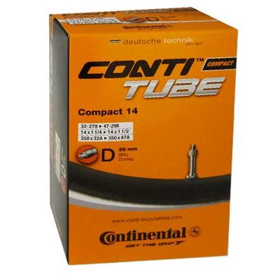 Continental Schlauch Compact 14 Zoll Blitzventil 26mm ca.90g 0181081 401923855