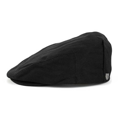 Brixton Cap Hooligan Black Herringbone Twill