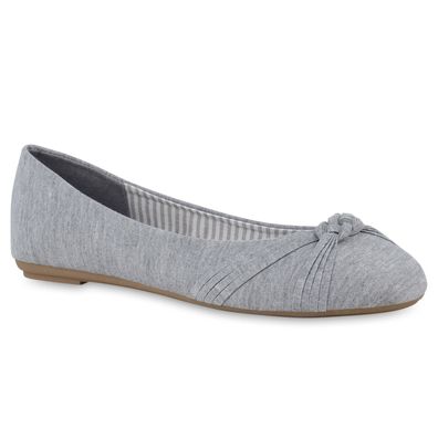 VAN HILL Damen Übergrößen Klassische Ballerinas Slippers Basic Schuhe 841289