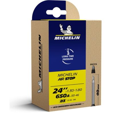 Michelin Schlauch D3 Airstop 33/46x540 PR 40 24Zoll 33/46x540mm ca. 131g