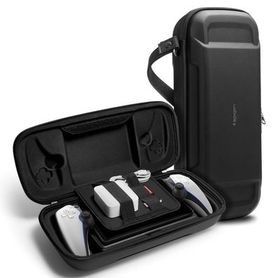 Spigen Rugged Armor Pro Hülle Kompatibel mit Sony Playstation Portal – Schwarz