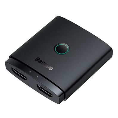 Baseus AirJoy 2in1 4K 60Hz bidirektionaler HDMI-Adapter – Schwarz