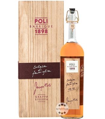 Poli Grappa Barrique Solera di Famiglia Jacopo Poli (55 % Vol., 0,7 Liter) (55 % Vol