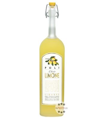 Poli Elisir Limone Zitronenlikör (27 % vol, 0,7 Liter)