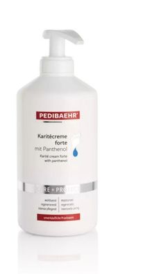 Pedibaehr -Karitécreme forte mit Panthenol 500 ml