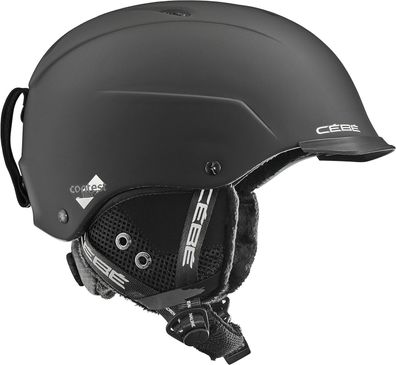 Cébé Unisex – Erwachsene Contest Visor Skihelme, Matt Black, 59-61 cm