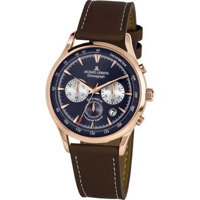 Jacques Lemans - 1-2068G - Armbanduhr - Herren - Quarz - Chronograph