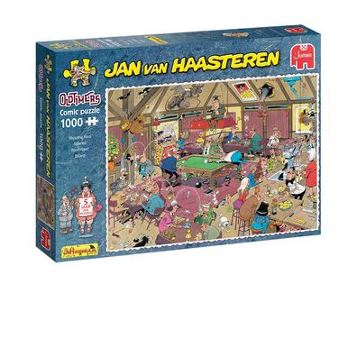 Jumbo Spiele 1119800283 Jan van Haasteren Oldtimers Billiard 1000 Teile Puzzle