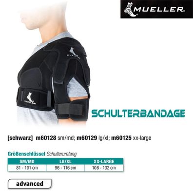 Mueller Schulterbandage, XXL / Inhalt 1 Stück